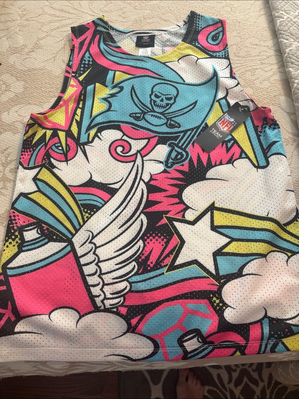 NWT NFL Tampa Bay Kids Graphic Tank Top